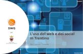 L'uso del web e dei social in Trentino · c'e' sui social network 43 % Individui non iscritti sui social network Base rispondenti: individui che non sono iscritti a social network
