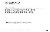 Manuale di istruzioni - pl.yamaha.com · The exclamation point within an equilateral triangle is intended to alert the user to the presence of important operating and maintenance