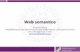 Web semantico - Uniudcampus.dimi.uniud.it/wp-content/uploads/2018/06/web... · 2018-06-12 · •Il Web design si occupa di progettare siti Web (ed app per sistemi mobili) tenendo