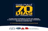 #TODOSCONTRAOCORONAVÍRUS › 2019 › wp-content › uploads › 2020 › 06... · economia praticamente paralisada. A OAB do Piauí está en-frentando essa crise sem precedentes