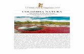 COLOMBIA NATURA - Dal Pacifico al Mar dei Caraibi, 18 gg · 2016-04-22 · Caño Cristales, un corso d’acqua che stupisce per i vivaci colori delle alghe, con sfumature dal giallo