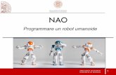 Programmare un robot umanoide - unibo.itlia.deis.unibo.it/.../lucidi/PresentazioneNAO.pdf · !20 Progetti e tesi svolti 1. NAO gioca a calcio (RoboCup) 2. Tesi e progetti NAO gioca