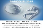 REPORT BANDI ISI 2012 - 2014 mini escavatore 54 36 mini pala 35 5 escavatore 26 24 sollevatore telescopico