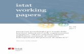 istat working papers · 2011-11-14 · istat working papers Strumenti metodologici per l'audit della funzione informatica nelle organizzazioni complesse: “Alcune soluzioni adottate