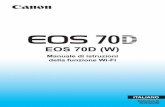 EOS 70D (W)gdlp01.c-wss.com/gds/1/0300012081/03/EOS_70D_Wi-Fi... · 7 Capitoli Introduzione 2 Impostazioni di base per la funzione Wireless LAN 11 Trasferimento di immagini tra fotocamere