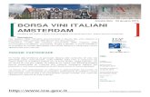BORSA VINI ITALIANI AMSTERDAM - ICE · 2017-12-12 · internazionalizzazione delle imprese in conformità alle linee guida e di indirizzo strategico assunte dalla Cabina di Regia