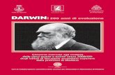 Amici del Museo - Vignola DARWIN: 200 anni di evoluzione DARWIN.pdf · de naturalista Charles Darwin: i 200 anni dalla sua nascita e i 150 anni dalla pubbli-cazione de “L’origine