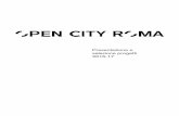 Presentazione e selezione progetti 2015-17 · Open City Roma nasce dalla passione di un gruppo di giovani con percorsi e competenze differenti. Esperti e professionisti nel settore