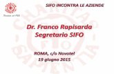 Fondata nel 1952 - SIFO · XXXVI Congresso Nazionale SIFO . Catania, 22 - 25 ottobre 2015 . Centro congressuale fieristico culturale ... • Marcella Marletta • Gualtiero Ricciardi