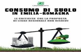 &216802 ', 682/2 - Legambiente Emilia-Romagna APS · Consumo di suolo in Emilia-Romagna: le criticità che la proposta di legge regionale non risolve 4 Tra il 1975 ad oggi il territorio