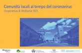 Coordinamento editoriale: Paolo Tamburini tempo... · Tema 2. Solidarietà, relazioni e coesione sociale, in epoca di distanziamento sociale, come sostenere i legami di comunità