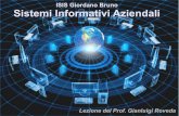 ISIS Giordano Bruno Sistemi Informativi Aziendali · Sommario 1. Sistema Informativo e Sistema Informatico 2. Professionalità 3. Applicazioni aziendali 4. Problemi di sicurezza 5.