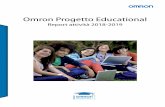 Omron Progetto Educational edizione, il Trofeo Smart Project Omron nasce con l’obiettivo di avvicinare le scuole tecniche 9 Omron Progetto Educational Report attività 2018-2019