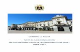 Città di Aosta - BOZZA VERO DUP 2019 · 15, in materia di ottimizzazione della produttività del lavoro pubblico e di efficienza e trasparenza delle Pubbliche Amministrazioni ”e