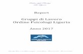 Gruppi di Lavoro Ordine Psicologi Liguria › wp-content › uploads › ... · - Progettazione delle attività per l’anno 2018 OBIETTIVI RAGGIUNTI Dal 2012 ad oggi, il GDL ha svolto