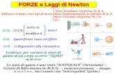 FORZE e Leggi di Newton - poliba.itpolysense.poliba.it/wp-content/uploads/2020/02/lez-4... · 2020-02-21 · una forza di resistenza che si oppone al moto relativo. La forza risultante