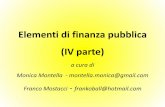 Elementi di finanza pubblica (IV parte) - FrancoMostacci.it · 2014-03-15 · Le statistiche di finanza pubblica europee Gli aspetti statistici legati alla Procedura sui Deficit Eccessivi