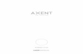 USER MANUAL...USER MANUAL AXENT.ONE AND AXENT.ONE PLUS EN 3 APPROPRIATE USE The AXENT shower toilet is designed for anal and genital cleansing. Not included are other purposes deemed