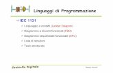 Linguaggi di Programmazione Stefano Panzieri › autom › Reti_e_Sistemi... · STO m2 LD u39 Testo strutturato If (livello