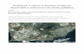 Ambiente e salute a Taranto: evidenze disponibili e ... · Ambiente e salute a Taranto: evidenze disponibili e indicazioni di sanità pubblica Precedenti studi nell’area di esame