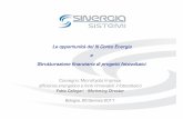 Le opportunità del III Conto Energia e Strutturazione finanziaria di … › imprese › Engine › RAServeFile.php › f › ... · SINERGIA SISTEMI S.p.A. Via Del Lavoro, 87 40033