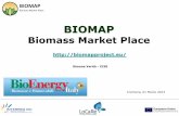 BIOMAP - Politecnico di Milano · 2018-10-11 · BIOMAP Biomass Market Place • Stimolare il mercato delle biomasse sia per produrre energia rinnovabile sia per altre applicazioni