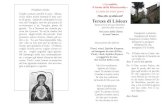 Teresa di Lisieux ottobre 2016... · 2017-03-28 · Primo ritiro 25 ottobre 2016 Teresa di Lisieux Santa Teresa di Gesù Bambino patrona delle missioni Invocazione allo Spirito Vieni,