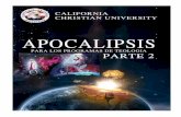 LITERATURA - California Christian University · 2015-03-12 · 6. La bestia que surge del mar, es decir el Anticristo y 7. La bestia que surge de la tierra, o sea, el falso profeta.
