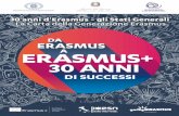 30 anni d'Erasmus - gli Stati Generali La Carta della ... · dobbiamo ripartire dalla Generazione Erasmus, dai giovani che si sono formati senza barriere, in un clima di fiducia verso