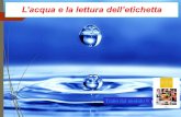 L’acqua e la lettura dell’etichettaristorazionebar.it/wp-content/uploads/2017/11/modulo9_sezione2_ac… · LIRRO MISTO CON APPROFONDIMENTI SUL WEB libri SANDIT . Luigi Manzo TECNICHE