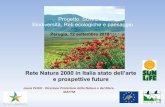 Rete Natura 2000 in Italia stato dell’arte · 2018-10-16 · Totale Rete Natura 2000 2.613 siti In Italia a che punto siamo nella costruzione di Rete Natura 2000: EU Pilot 8348/16/ENVI