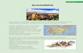 ALHAMBRA - Sestante Edizioni · Nella fortezza dell’Alhambra ci sono sale e patii (il patio è un cortile tra i palazzi) molto belli. L’Alhambra è il luogo più visitato della