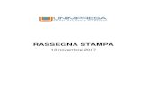 RASSEGNA STAMPA - Unimpresa Salento · 2017-11-13 · 16 13/11/2017 Il Sole 24 Ore Pmi, per i voucher digitalizzazione domande entro il 9 febbraio 2018 17 13/11/2017 La Repubblica