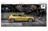 LISTINO PREZZI NUOVA BMW X2 (F39) Valido a partire dal …motori.quotidiano.net/.../2018/02/BMW-X2-tutti-prezzi.pdf · 2018-02-05 · LISTINO PREZZI NUOVA BMW X2 (F39) Valido a partire
