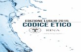 Edizione luglio 2015 CODICE ETICO - RINAsp-resources.rina.org/rinagroup/flippingbook/...strumento imprescindibile per rafforzare la reputazione in termini di affidabilità e trasparenza