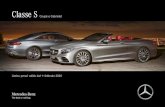Classe S - Mercedes-Benz...In Svizzera ogni Classe S Coupé e Classe S Cabriolet dispone delle seguenti dotazioni aggiuntive: Ruote in lega leggera da 19" (R17) a cinque razze doppie