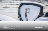 LISTINO PREZZI 2018 ITALIA - Evinrude US€¦ · LISTINO PREZZI 2018 ITALIA. E-TEC G2 E 300 - C 150 E-TEC E 135 H.O. - E 25 PORTATILI ... I prezzi incudono IVA, il rigging kit standard,