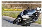 PROVA MAxI-scOOteR Commuter di lusso - Moto€¦ · best seller di sempre, ovvero lo Yamaha T-Max 500 - in listino a 10.690 euro con Abs, o 10.190 senza – seguito dal lussuoso Suzuki