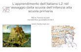 L’apprendimento dell’italiano L2 nel passaggio dalla …...Nome: ha legato la cavalletta Differenze tra DSL e bilingui nei clitici Quantità e qualità COME DISTINGUERE? •I bambini