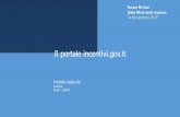 Il portale incentivi.gov - FPAforges.forumpa.it/assets/Speeches/29192/co_10_iadarola...SMART&START ITALIA < Torna alla lista incentiui cosÈ A CHI Sl RIVOLGE AGE-VOLAZIONI MODALITÀ