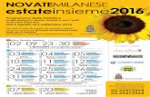 Comune di Novate Milanese | Home...dal 2 agosto al 2 settembre 2016 Per tutto il mese di agosto, da martedì a sabato, saranno organizzate giornate di intrattenimento dedicate ai cittadini
