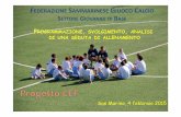 FEDERAZIONE SAMMARINESE GIUOCO ALCIO SETTORE … · federazione sammarinese giuoco calcio settore giovanile di base programmazione, svolgimento, analisi di una seduta di allenamento