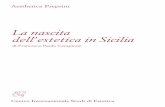 La nascita dell’estetica in Sicilia - UniPaestetica/download/Campione.pdf · paletti cronologici che permettono d’individuare la genesi dell’estetica entro il panorama della