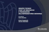 GRUPPO TECNICO START UP INNOVATIVE E PROMOZIONE - 2020.pdfprofilo per consentire la crescita dell’impresa : ... individuare una serie di settori preferenziali ... Italia Startup,