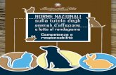 e dei farmaci veterinari NORME NAZIONALI sulla tutela degli€¦ · pubblica dall’aggressione dei cani” 4. Norme nazionali sulla tutela degli animali d’affezione e lotta al
