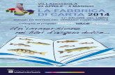 VILLADOSSOLA 23 APRILE - 4 MAGGIO LA FABBRICA DI CARTA … · Pesca, finalizzata alla promozione del patrimonio ittico di acqua dolce. Un ambito di particolare rilievo ed evidente