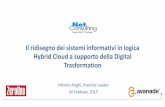 Il ridisegno dei sistemi informativi in logica Hybrid Cloud a … · 2017-07-22 · Il ridisegno dei sistemi informativi in logica Hybrid Cloud a supporto della Digital Trasformation