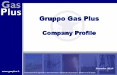 Gruppo Gas Plusir.gasplus.it/file_upload/Company_profile_IT_31_12_2014.pdfSupply & Sales Attivo nel segmento dell’acquisto e della vendita di gas metano all’ingrosso con l’obiettivo
