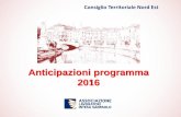 Anticipazioni programma 2016 · 2016-02-22 · 2016 • Conferenze e altre iniziative pag.11 ... Treviso 23 gennaio 3 • Mostra Seurat, Van Gogh, Mondrian al Pal. Gran Guardia, Verona