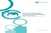 EU TAXONOMY FOR SUSTAINABLE ACTIVITIES · 2 TEG, Taxonomy Technical Report, June 2019. Il 5 dicembre è stato raggiunto un acccordo dai legislatori per una parziale revisione della